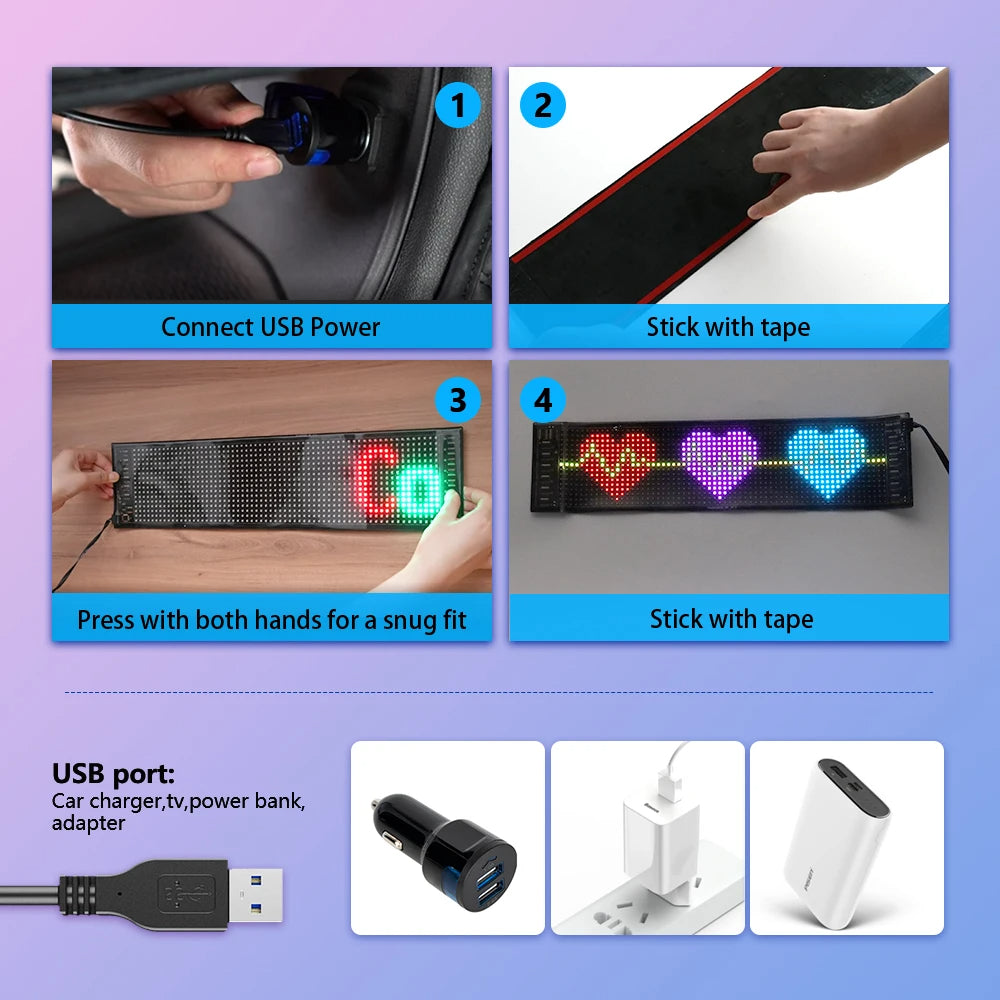 Flexible Car LED Panel Flexible Car LED Panel